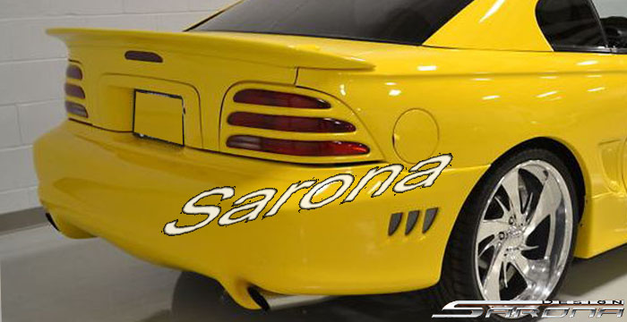 Custom Ford Mustang  Coupe & Convertible Rear Bumper (1994 - 1998) - $550.00 (Part #FD-011-RB)